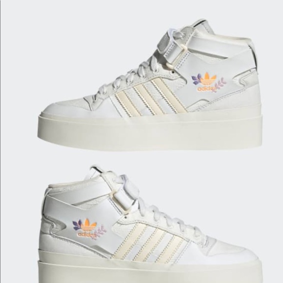 Women’s Adidas Forum Bonega Mid Shoes - Picture 6 of 15